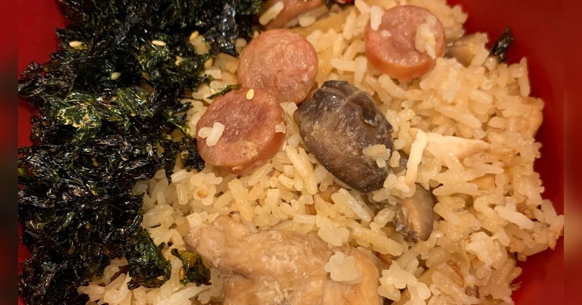 Deariebear Mommie Chinese sausage chicken rice using rice cooker