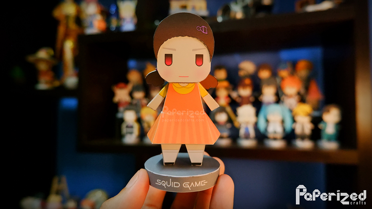 Squid Game Doll (Yeonghee) Paperized Paperized Crafts