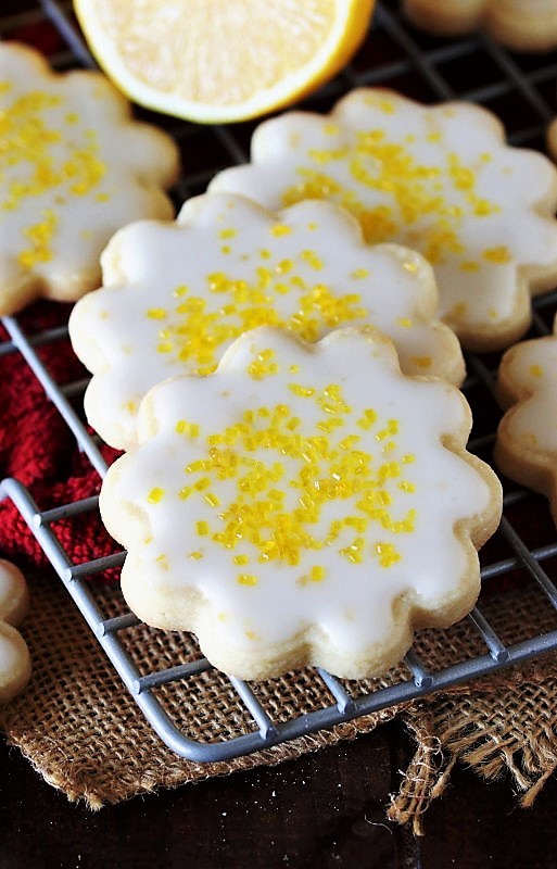 LemonGlazed Butter Cookies The Kitchen is My Playground