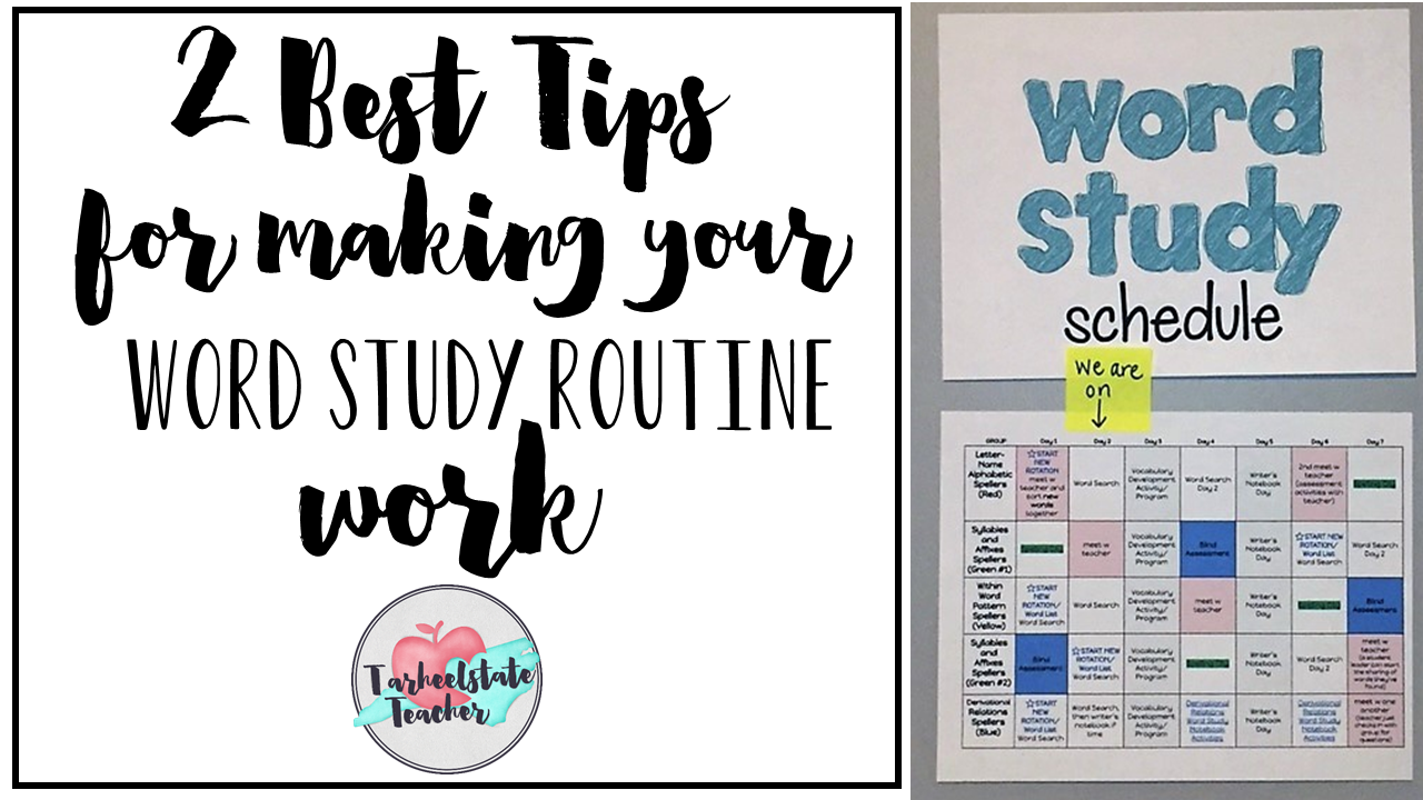 reflections and resources from tarheelstate teacher 2 big tips for program to make work schedules