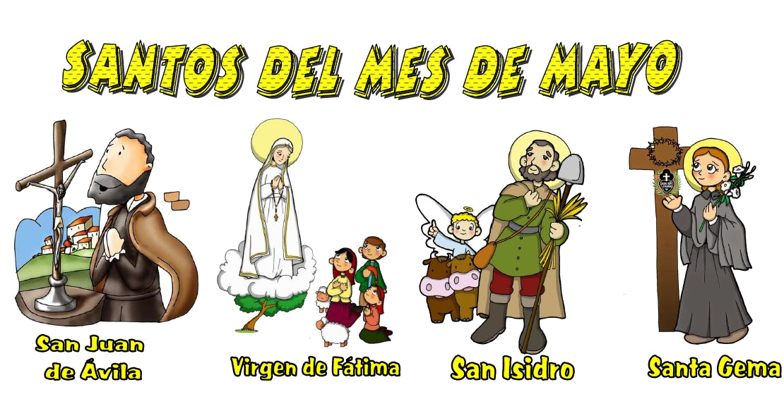 Religión Severo Ochoa Santos del mes de Mayo