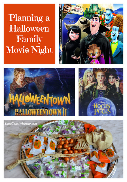 East Coast Mommy: Halloween Family Movie Night... with skeleton party ...