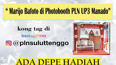 Yuk Ikuti Fotobooth di PLN UP3 Manado, Ada Hadiahnya Lho
