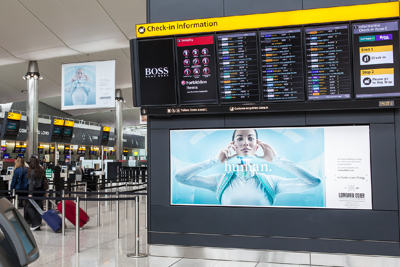 LCD Airport Advertising