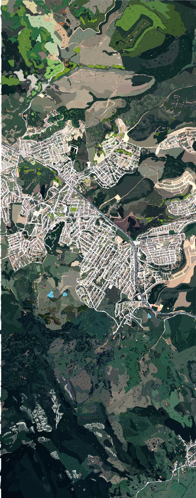Fazendo mapas enormes com Mypaint e o Gimp - in progress