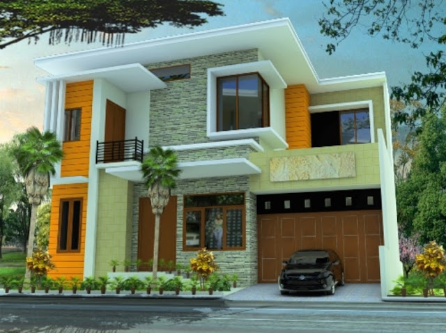 yellow colour combination for house exterior painting