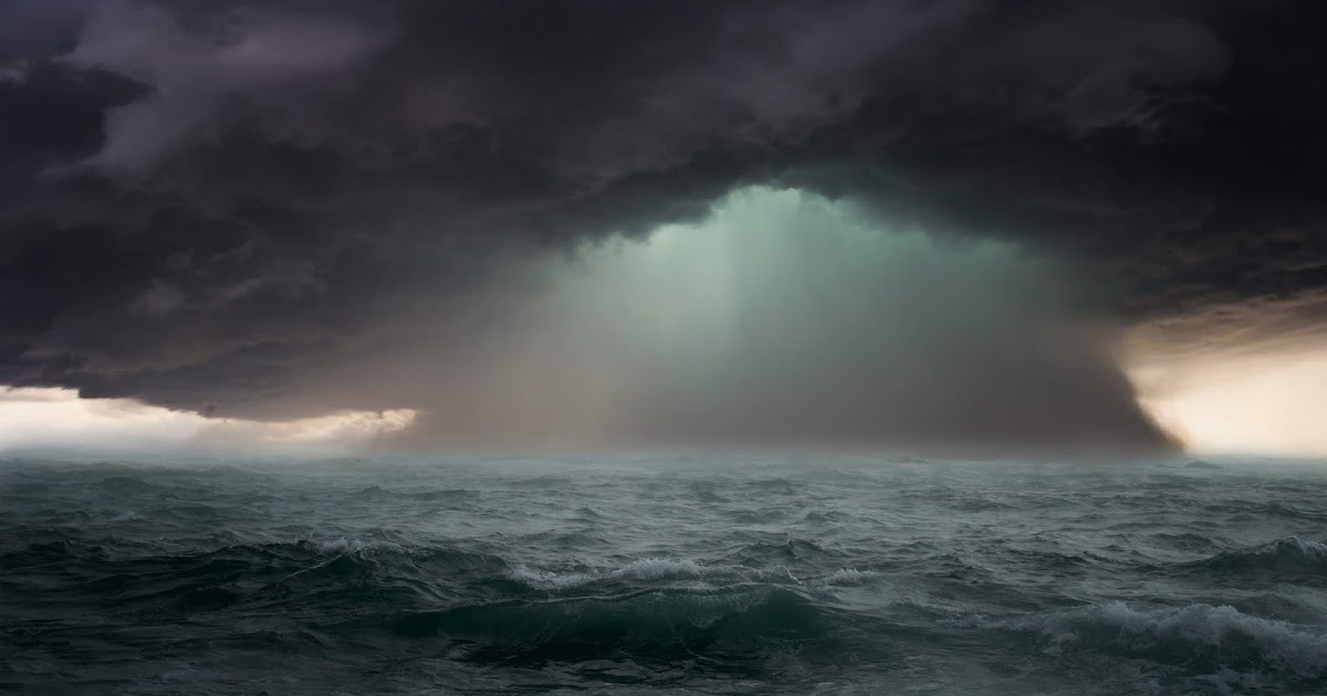 Amazing Ocean Storm Hd Wallpaper