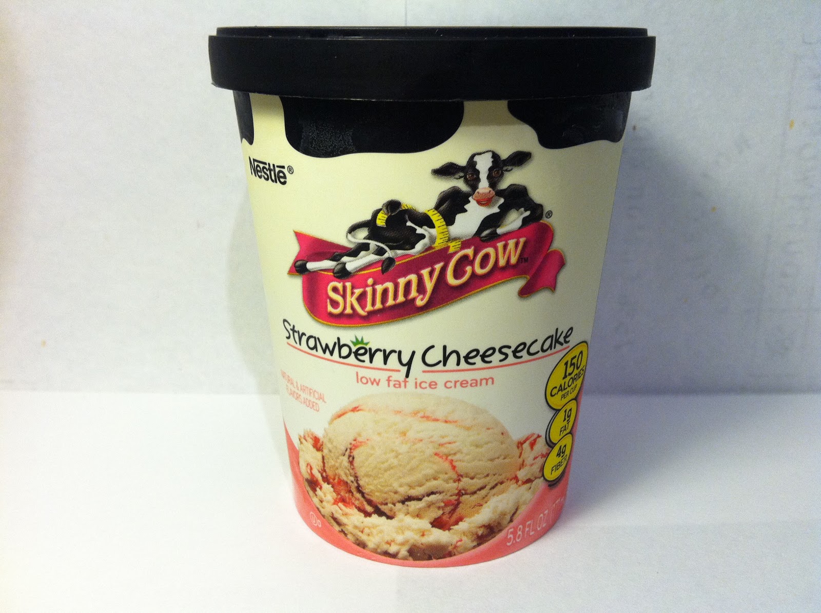 Crazy Food Dude Review Skinny Cow Strawberry Cheesecake Low Fat Ice