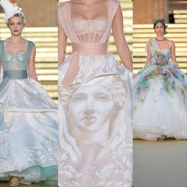 Dolce & Gabbana Alta Moda, Agrigento, Temple of Concordia Sicily Fall Winter 2019-2020 by RUNWAY MAGAZINE