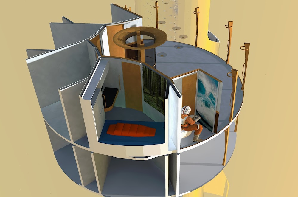 Speculative internal layout of SpaceX Starship by Michel ...