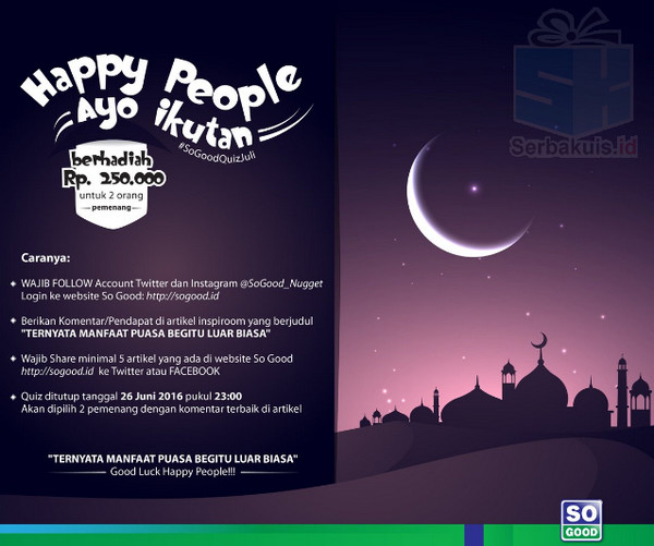 Happy People Ayo Ikutan So Good Quiz Juni Happy People Ayo Ikutan So Good Quiz Juni