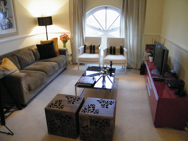 decoração de apartamento pequeno, decoração em tons neutros