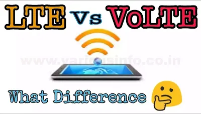 LTE Vs VoLTE : Difference between LTE and VoLTE?