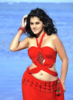 Tapsee, Hot, In, Red, Dress