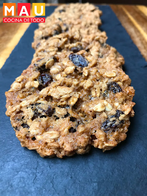 mau cocina de todo galletas de avena con pasas receta facil navidad