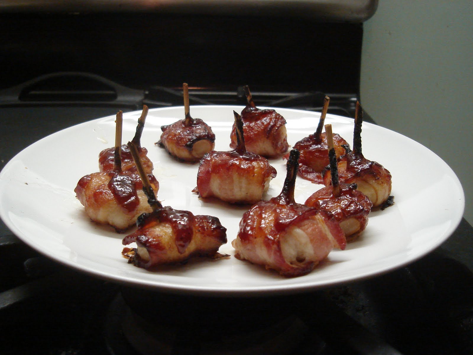 Tony's Kitchen Bacon Wrapped BBQ Water Chestnuts