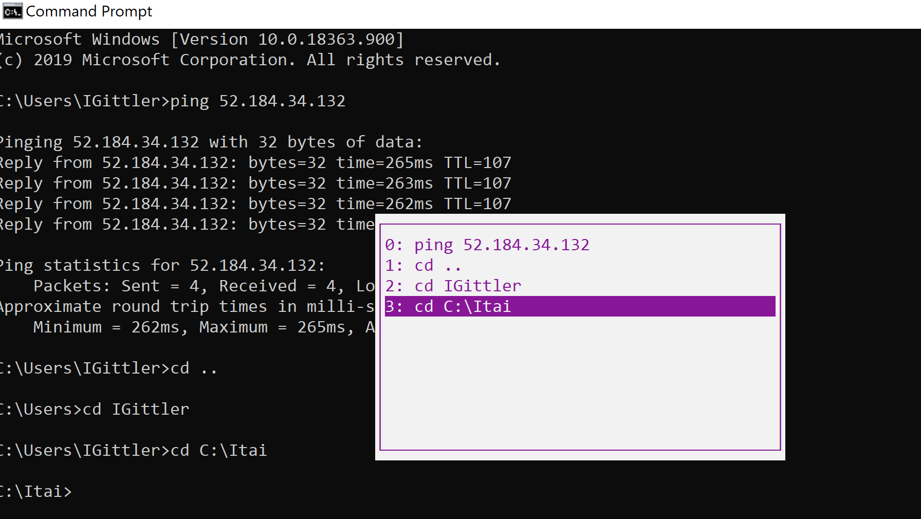 CopyPaste.Net: CMD - Displays and uses all commands you did