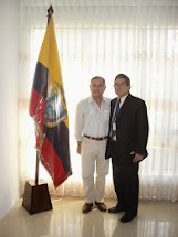 Encuentro extra-protocolar con el Consul de Ecuador en Piura, Perú año 2009