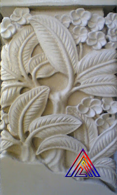 Relief Bunga Kamboja