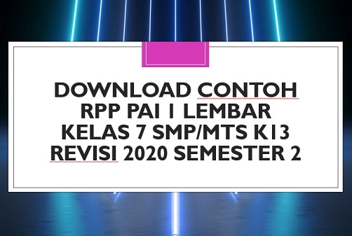 Download Contoh Rkt Smp 2020