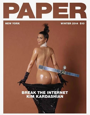 Kim Kardashian, CyberTribu, Internet, Social Media Marketing, Meme, Paper Magazine, Jean-Paul Goude