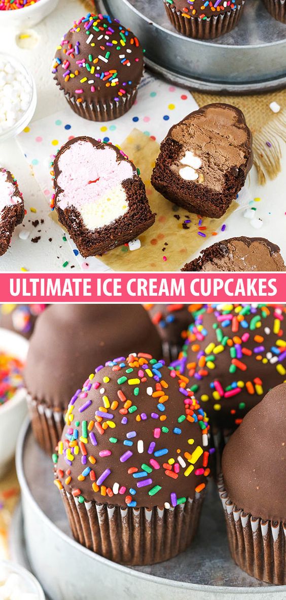 Ultimate Ice Cream Chocolate Cupcakes Sore Recipes