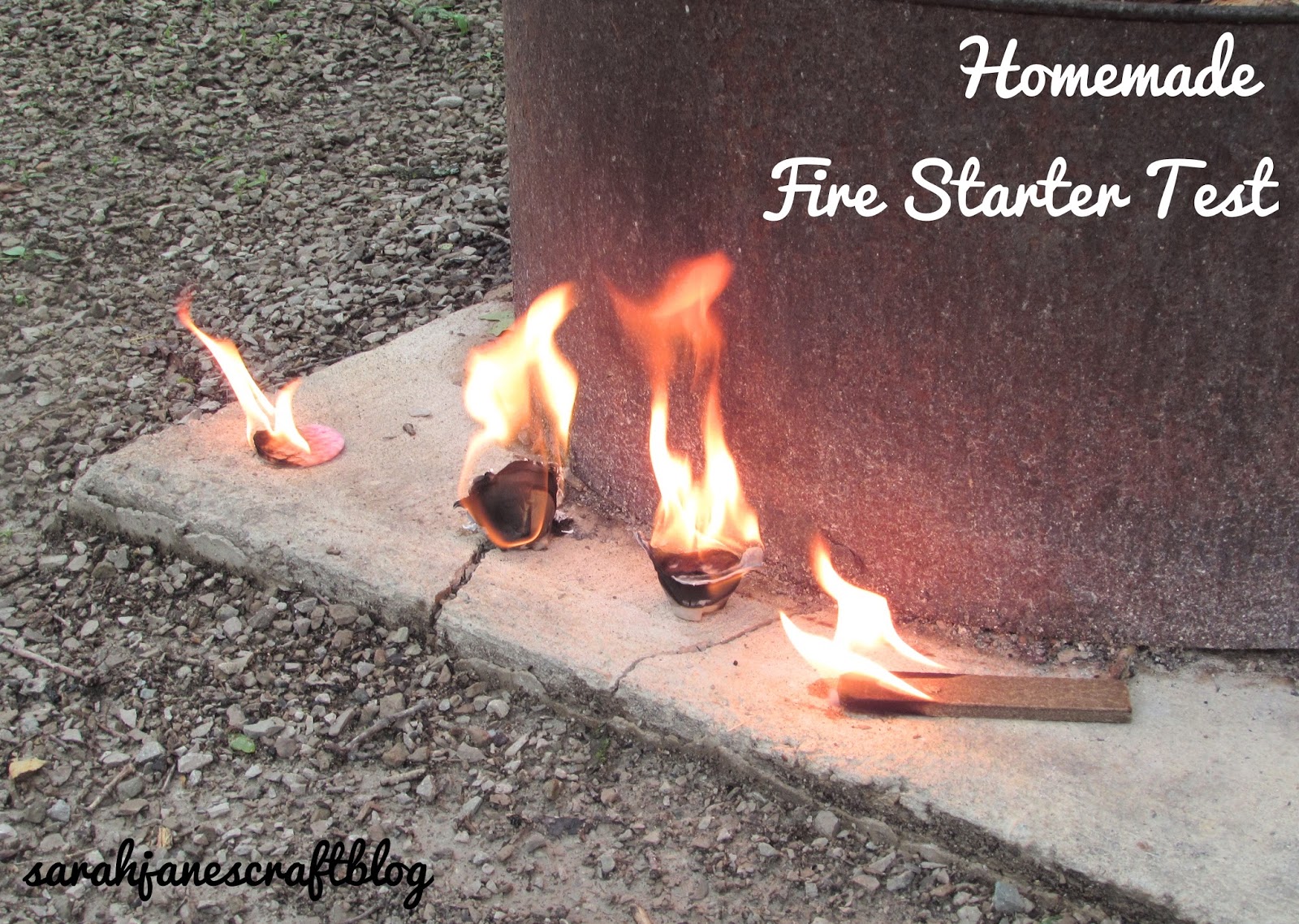 Homemade Fire Starters Time Test