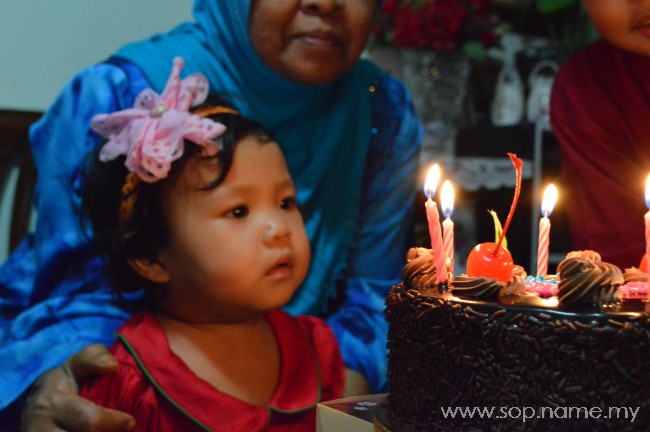 Sambutan birthday Auni dan Ramadhan