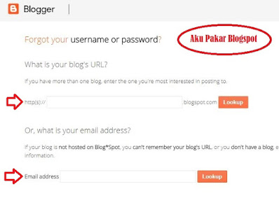 Cara Delete Atau Hapus Blog Terlupa Password