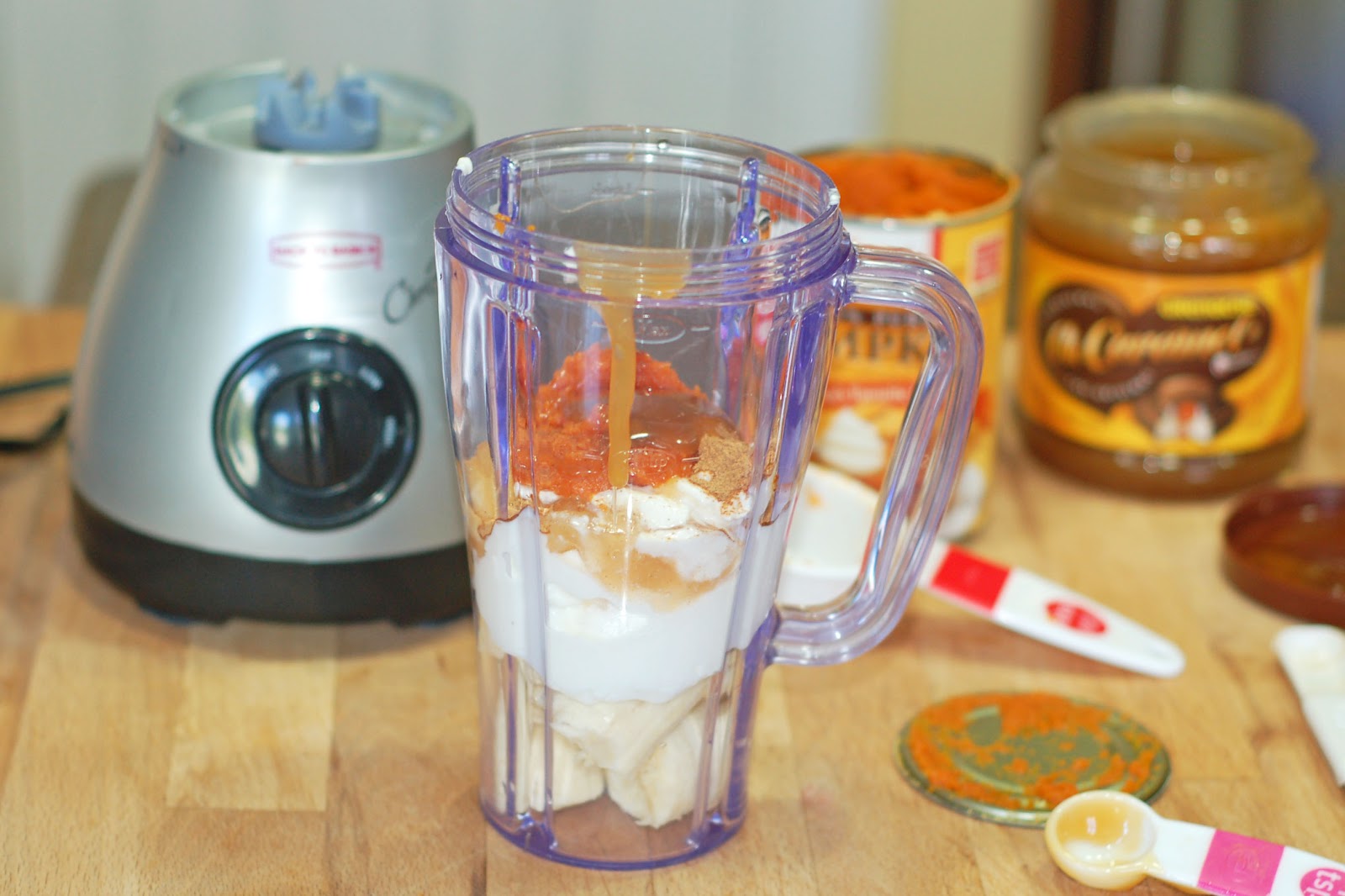 The Sweet Chick Pumpkin, Banana, & Apple Yogurt Smoothie