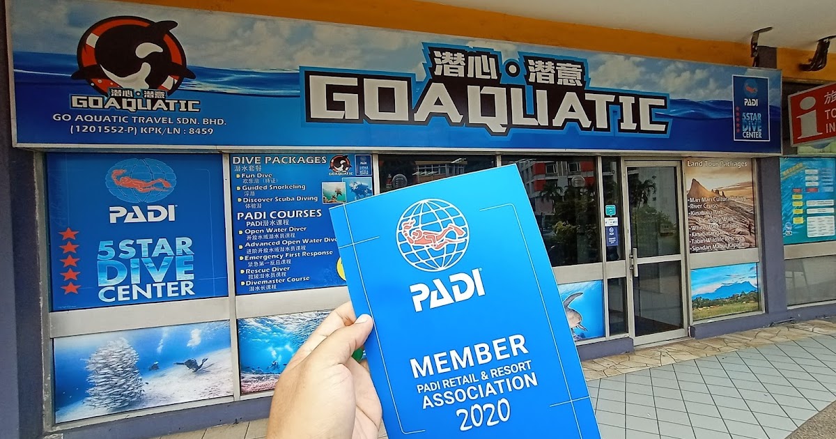 Our PADI 2020 Sticker Kota Kinabalu Diving Blog
