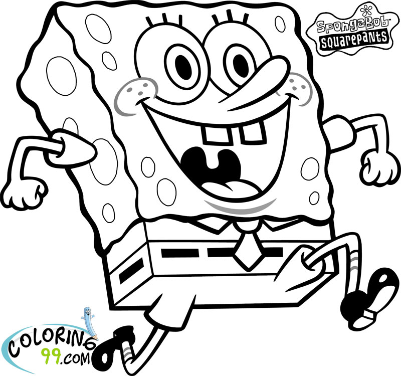 spongebob coloring pages to print - photo #20