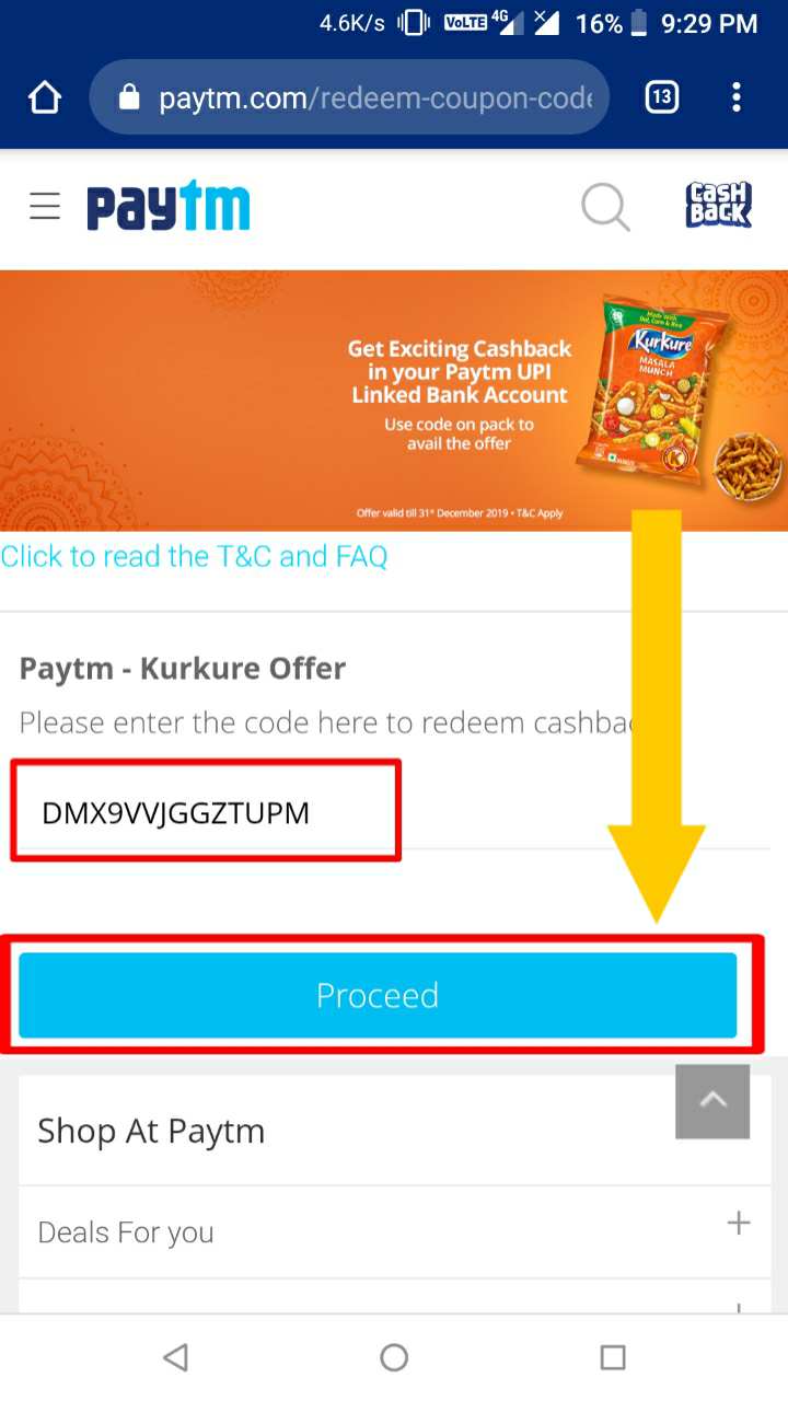 Paytm Kurkure Offer 2019 Get 100 Cashback 10/20/35 RS.[Sept 2019] All