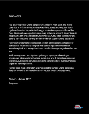 Contoh Makalah Wawancara Bahasa Sunda Surasm