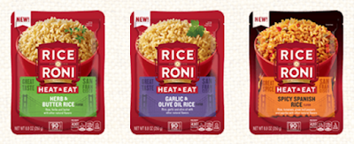 Rice-A-Roni Now Available in New Heat & Eat Pouches