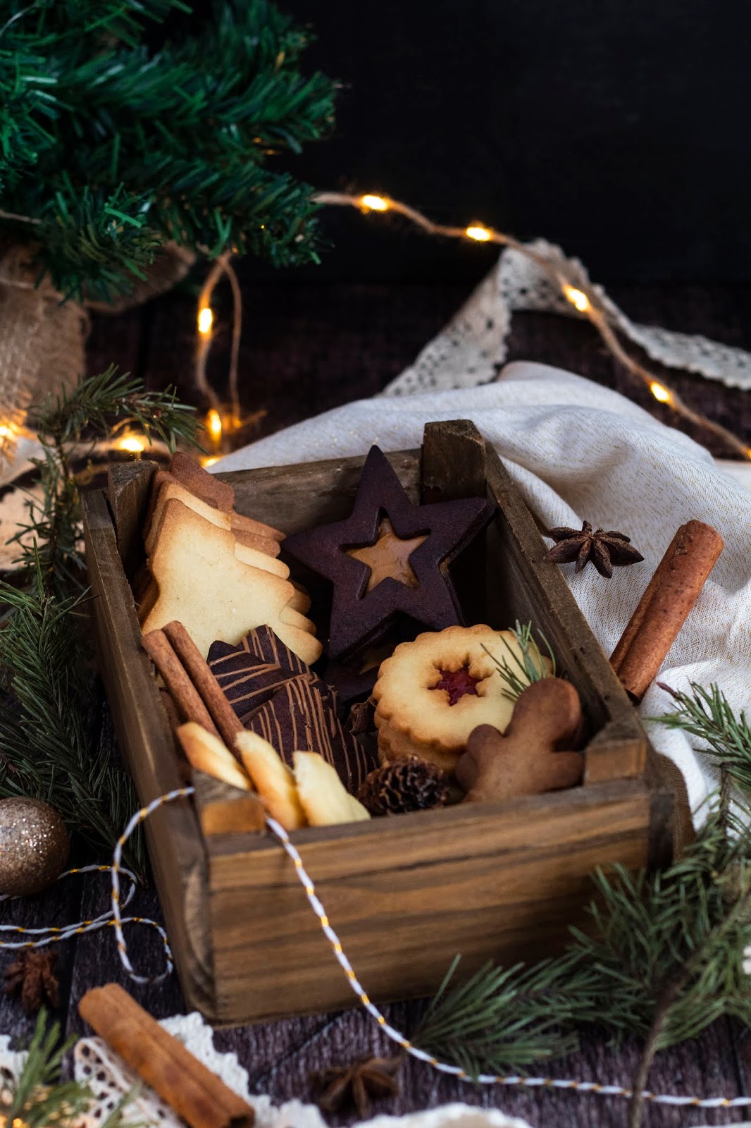 Boîte de biscuits à offrir