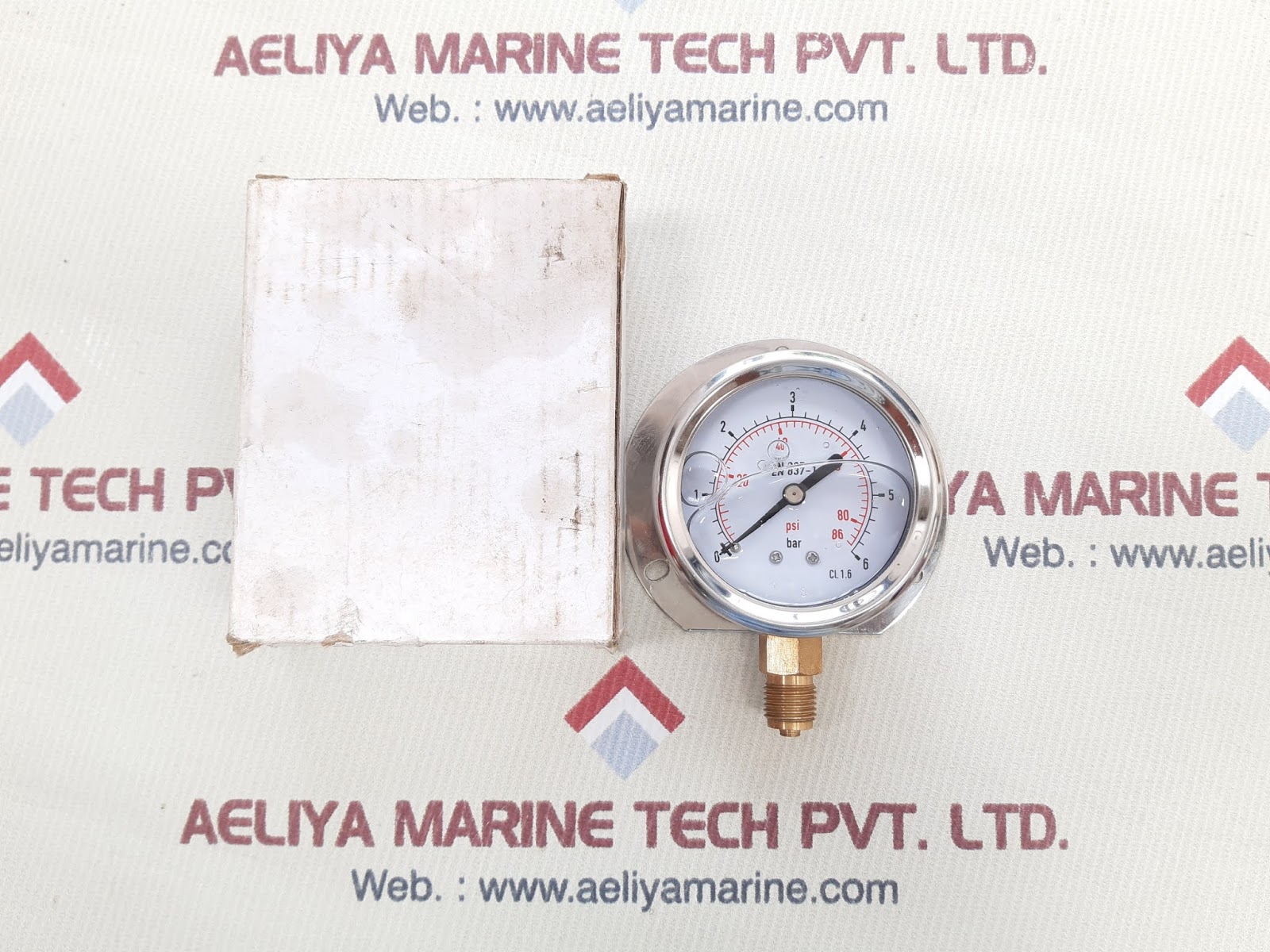 PRESSURE GAUGE EN 8371 PR63110 Aeliya Marine