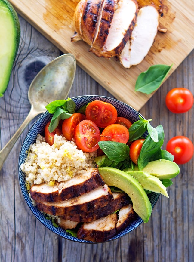 Key West Chicken Bowls with Lemon Quinoa