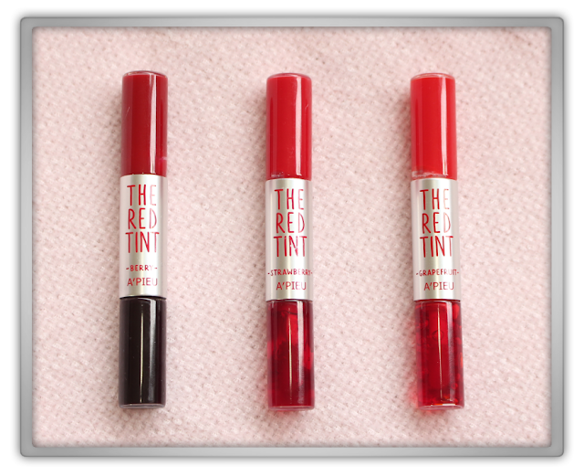 A'PIEU The Red Tint Berry, Strawberry Grapefruit Haul Review kbeauty lip beauty blogger korean 어퓨 더 빨간 틴트 A'PIEU The Red Tint Berry, Strawberry Grapefruit Haul Review kbeauty lip beauty blogger korean 어퓨 더 빨간 틴트