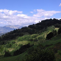 Au beau milieu de cette superbe montagne, une ombre laisse la place à ...