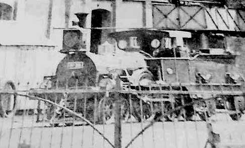 Año 1870 - Locomotora Nº 10, "VOY A CHILE"