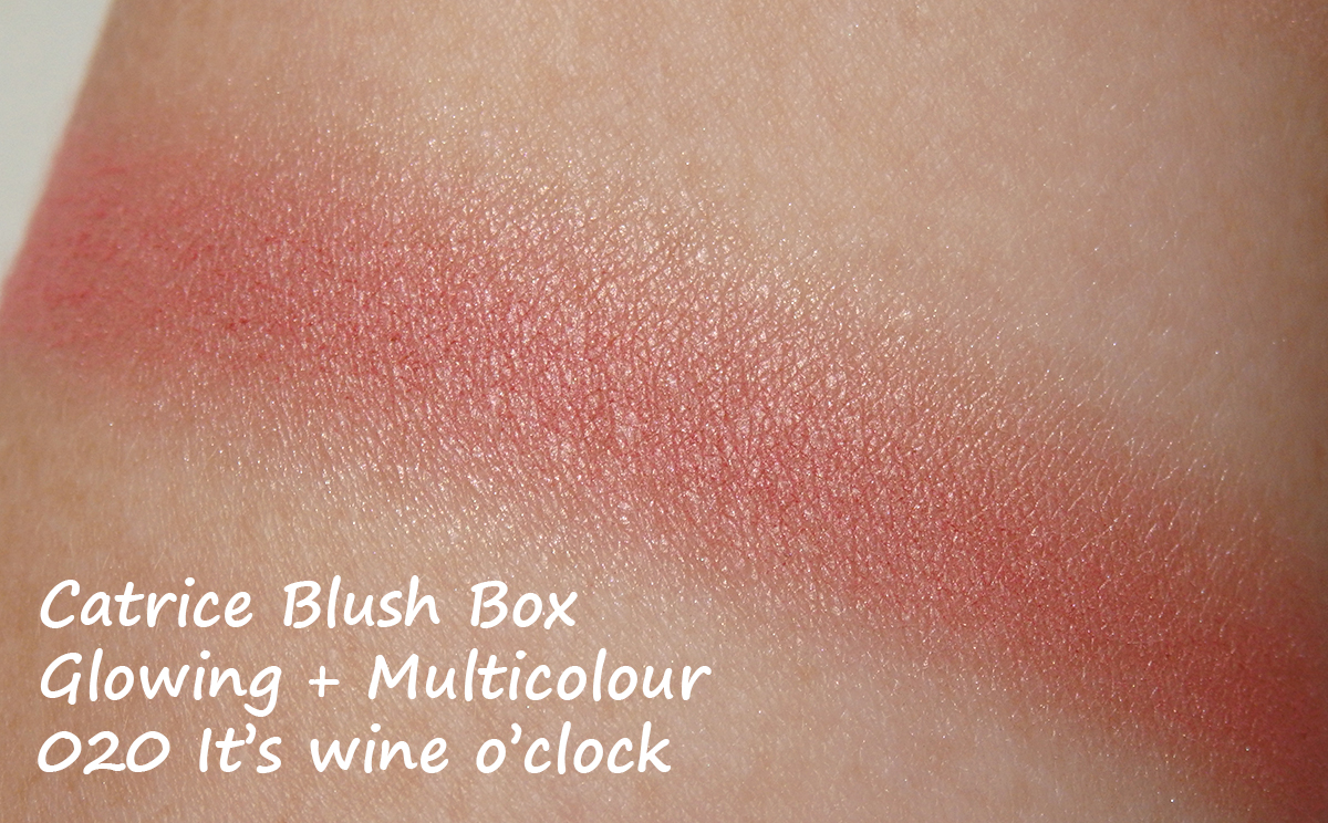 Review: Catrice Blush Box Glowing + Multicolour - 020 It\'s wine o\'clock -  Adjusting Beauty