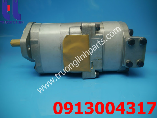Bơm thủy lực bánh răng 705-51-20280 705-51-20140 máy xúc lật Komatsu WA300-1 WA320-1 