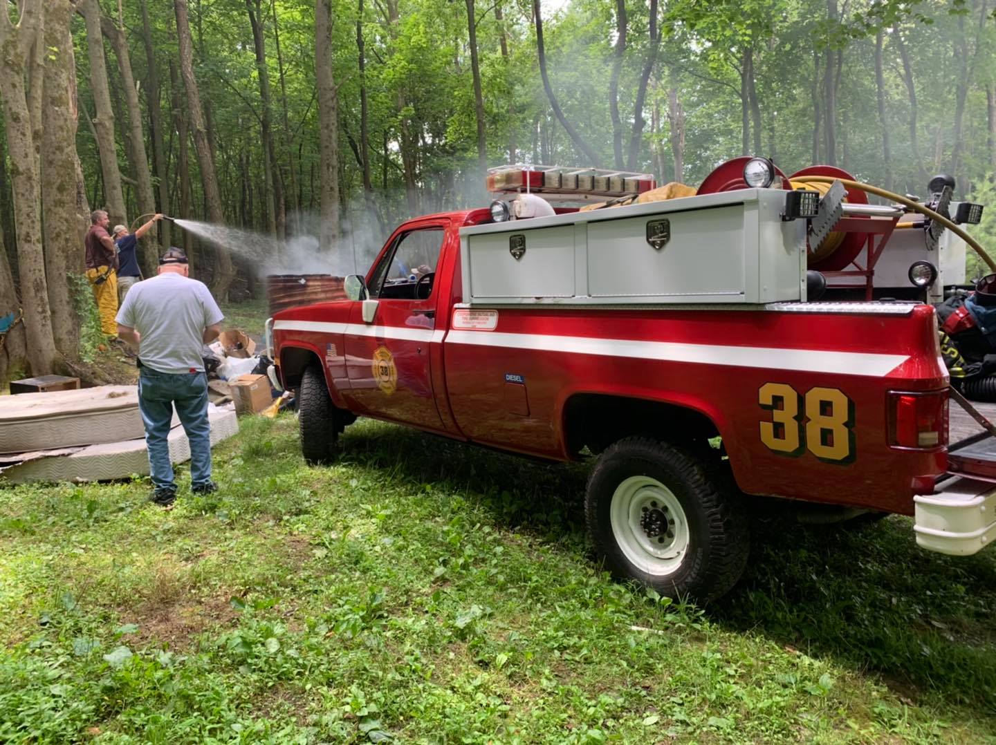 Ashland Fire Department Responds to Trash Fire