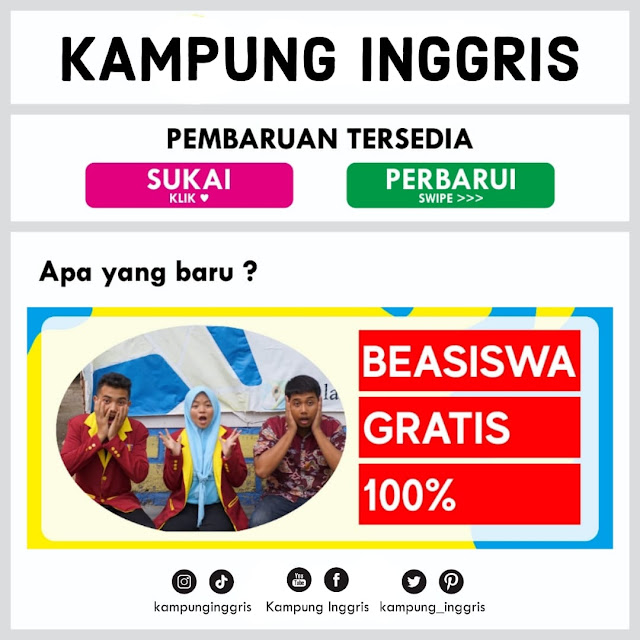 Beasiswa Kampung Inggris