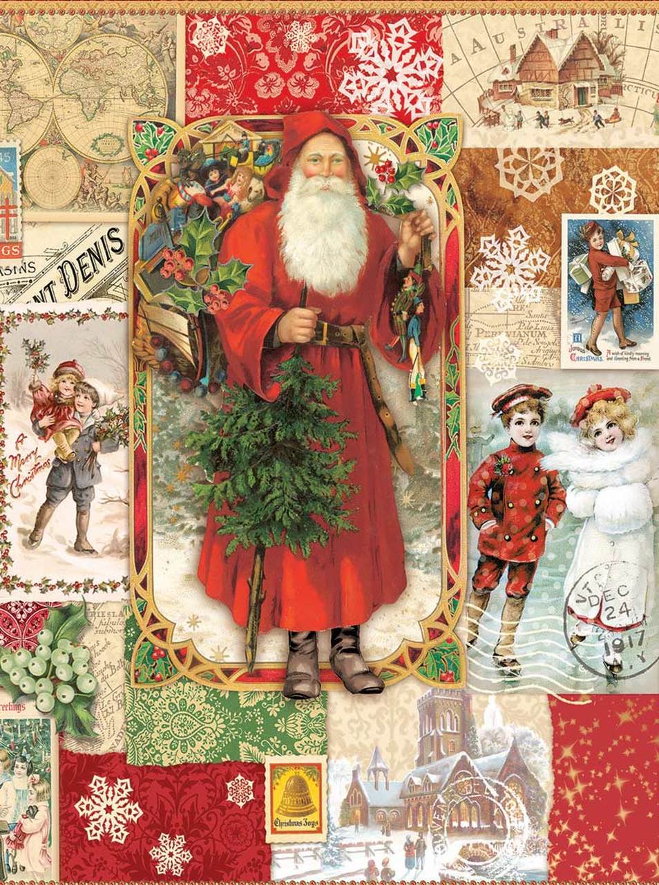Victorian era Christmas Card | Masterpieces | Tutt'Art@