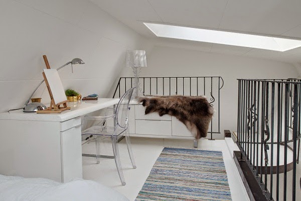 A small and unique loft in sweden