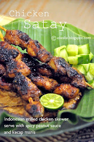 Give Thanks: Chicken Satay - Indonesian Chicken Satay with Spicy Peanut ...