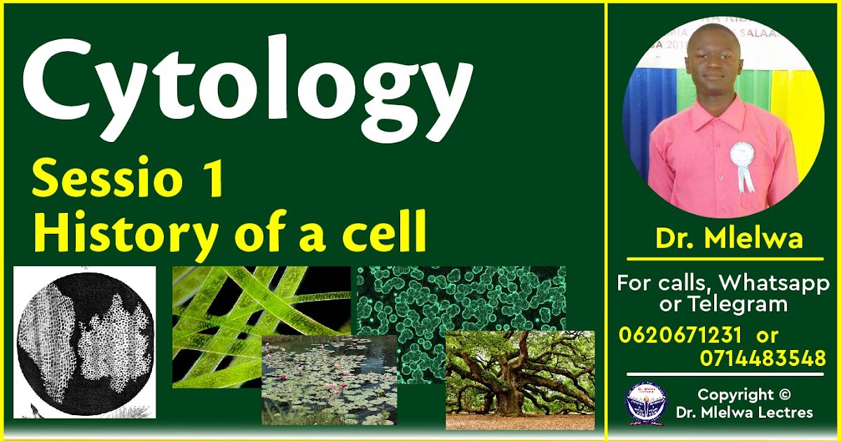 Cytology notes form five by Dr. Mlelwa. 2021 version, preview mode Dr. Mlelwa Lectures