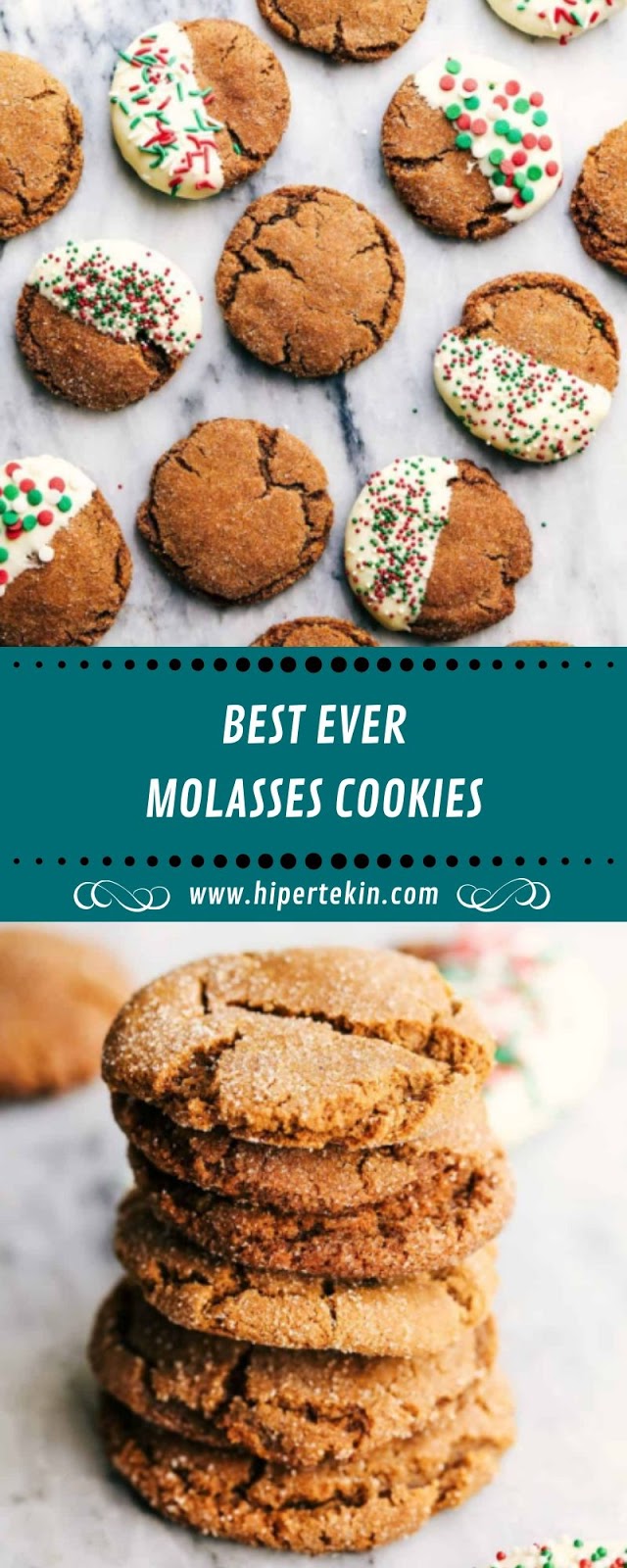 BEST EVER MOLASSES COOKIES BEST EVER MOLASSES COOKIES